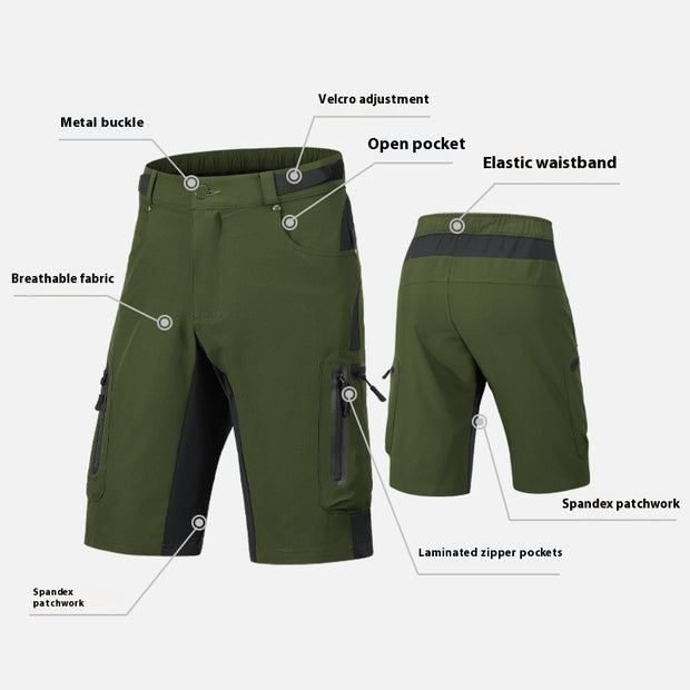 Sports Casual Beach Pants Summer Wear-resistant Quick-drying Breathable Outdoor Mountain Bike Shorts Men