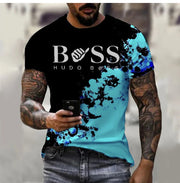 Men's Printed Fashion Fashion Short Sleeve Casual