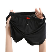 Men's Underwear Solid Color Loose Breathable Ice Silk