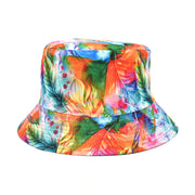 Printed Bucket Hat Women's Outdoor Sunshade Double-sided Hat