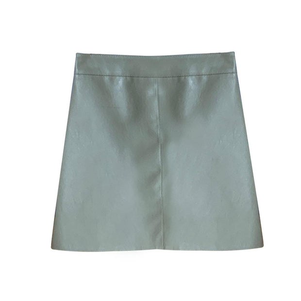 Anti-exposure Half-body Versatile PU Leather Skirt