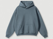 Solid Color Casual Loose Plus Size Thick Hoodie