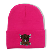 Cartoon Long Hair Yak Knitted Hat Autumn And Winter Warm Wool