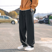 Men's Loose Cargo Pants Straight Casual Trousers