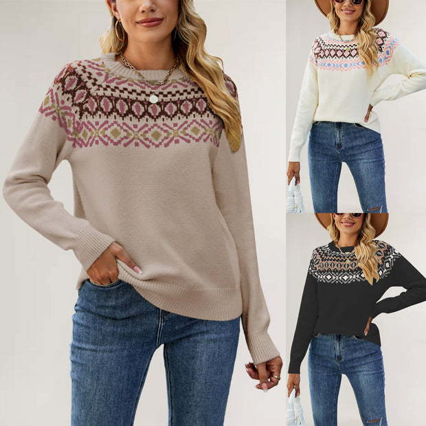 European And American Halloween Knitwear Loose Pullover