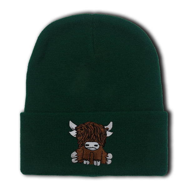 Cartoon Long Hair Yak Knitted Hat Autumn And Winter Warm Wool