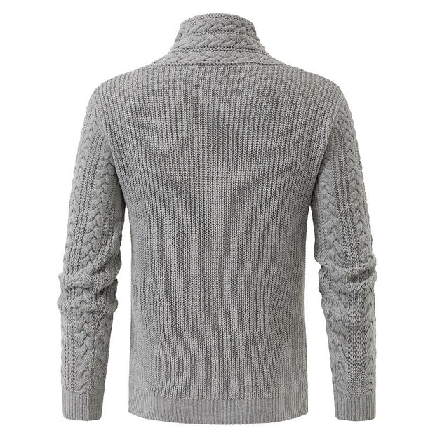 Men's Long-sleeved Knitted Top Plus Size Sweater