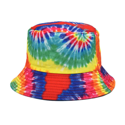 Printed Bucket Hat Women's Outdoor Sunshade Double-sided Hat