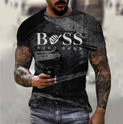 Men's Printed Fashion Fashion Short Sleeve Casual