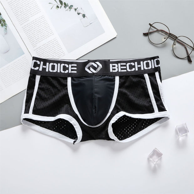 Low Waist Mesh Breathable Comfortable Men's Underwear