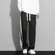 Loose Striped Long Straight-leg Casual Pants