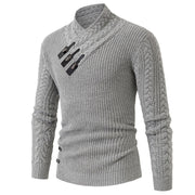 Men's Long-sleeved Knitted Top Plus Size Sweater